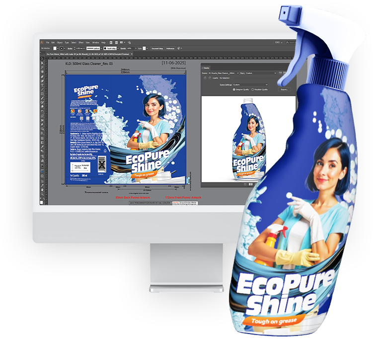 High-quality shrink sleeve packaging by Taurus Packaging