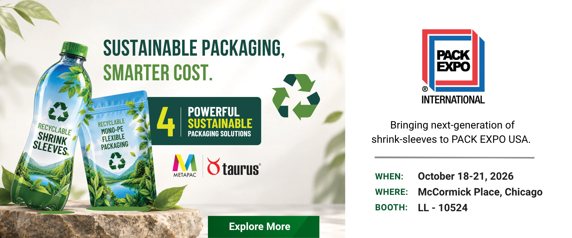 High-quality shrink sleeve packaging by Taurus Packaging