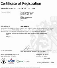 FSSC-Certificate
